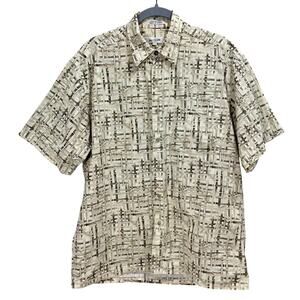 Vintage 90s Pierre Cardin Button-Up Polo Shirt Men's Size Medium Bold Print